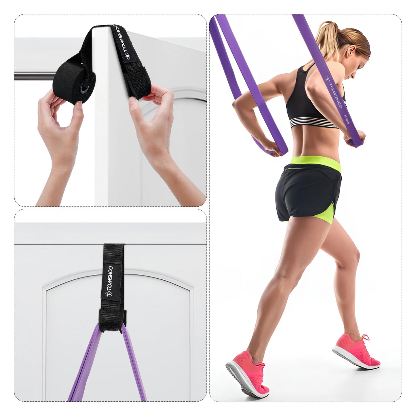 5 Packs Resistance Bands, Pull up Assistance Bands for Men & Women, Workout Bands, Exercise Bands, Long Resistance Bands Set for Working Out, Fitness, Training
