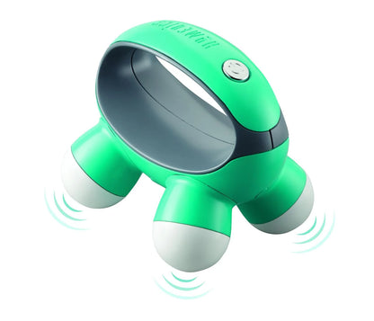 Quatro Mini Hand-Held Massager with Vibration Massage, 4 Massage Nodes(Nov-30-Wmt)